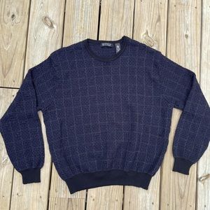 Segreto fine merino wool sweater size large golf sweater